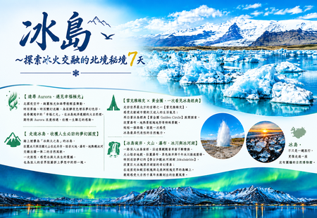 冰島首發團 探索冰火交融的北境秘境7天